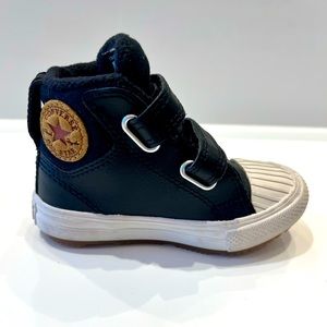 Converse Toddler6, Berkshire Boot Easy-On Leather,Waterproof,Fleece lined